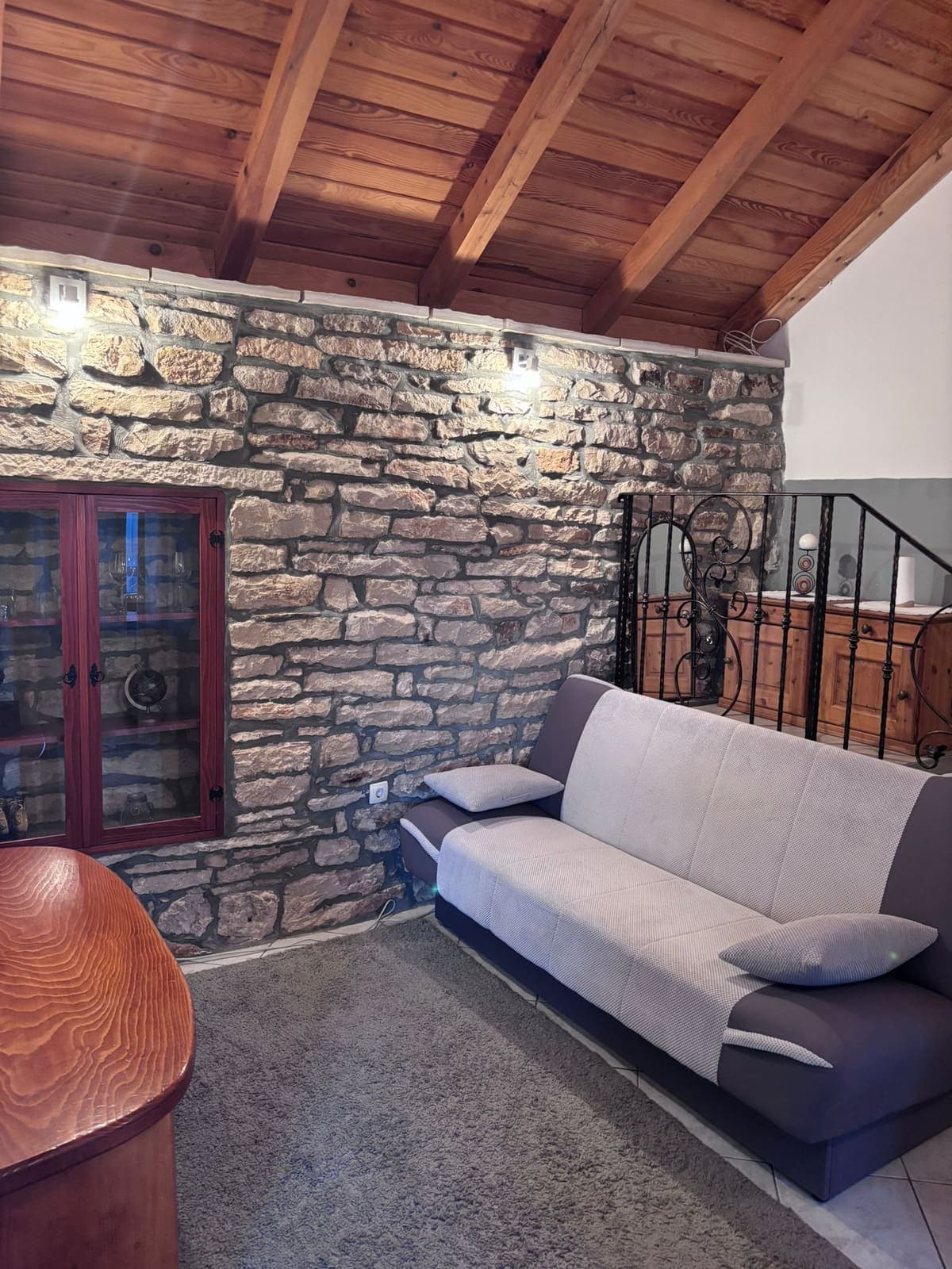 Interior living space at Vila Irena