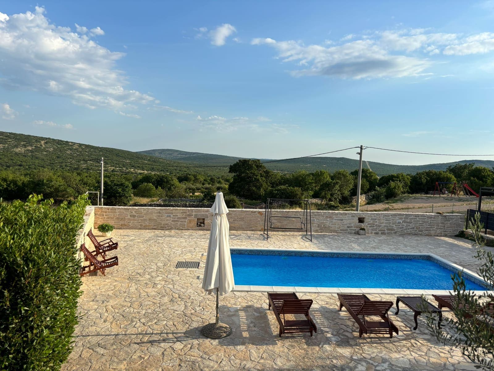 Private pool at Vila Irena