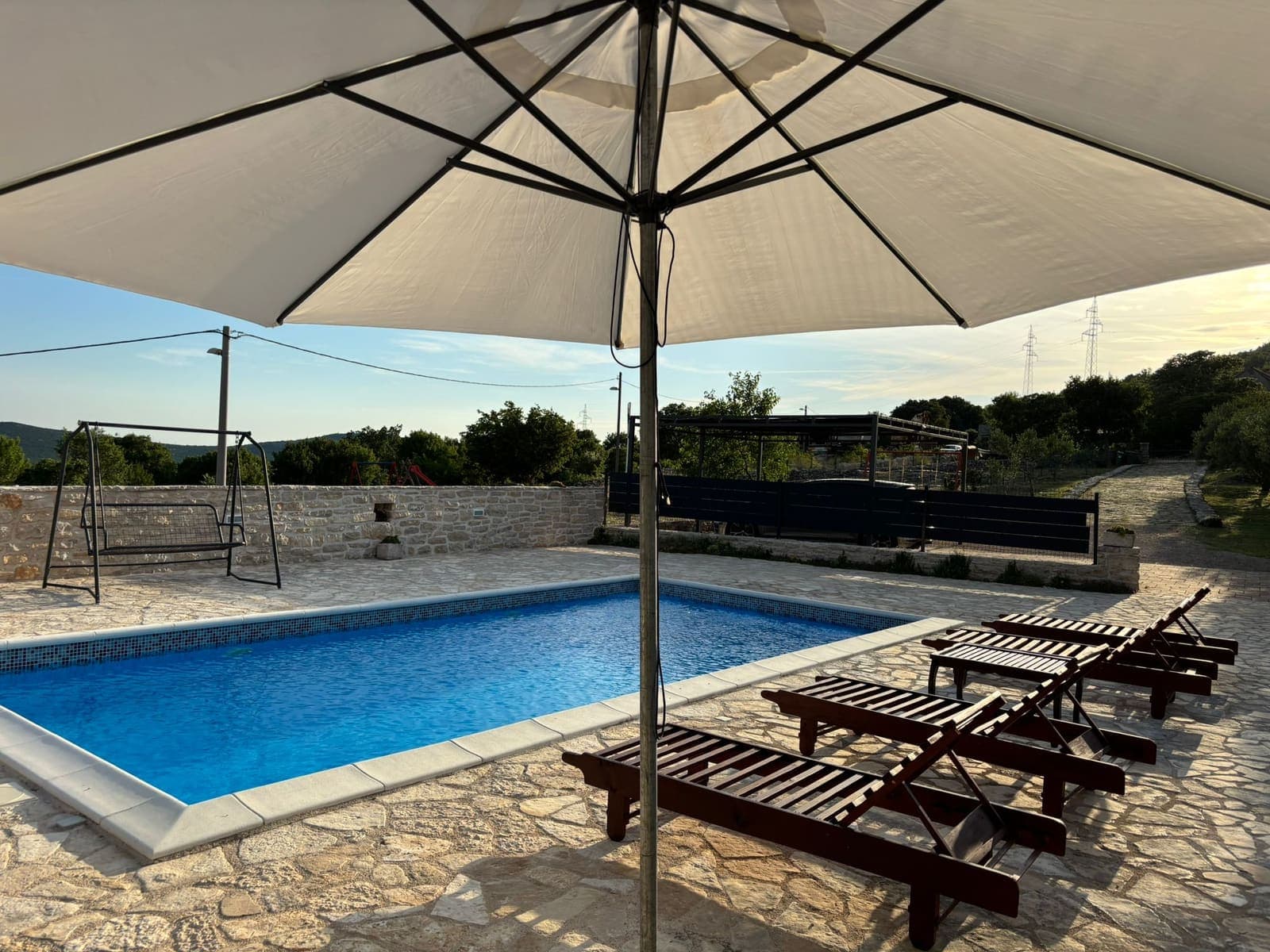 Private pool at Vila Irena